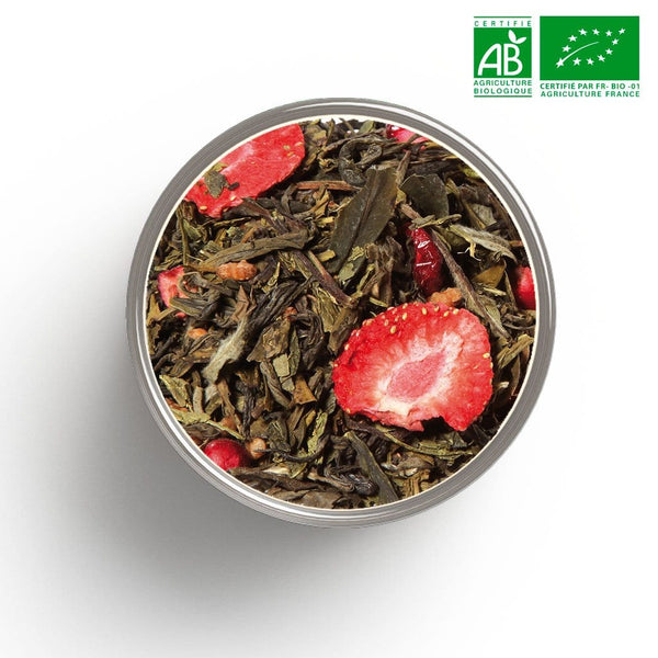 Grüner Tee Weiches Herz (Erdbeere, Cranberry) BIO in Großpackungen
